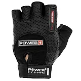 Перчатки для фитнеса и тяжелой атлетики Power System Power Plus PS-2500 M Black фото товару