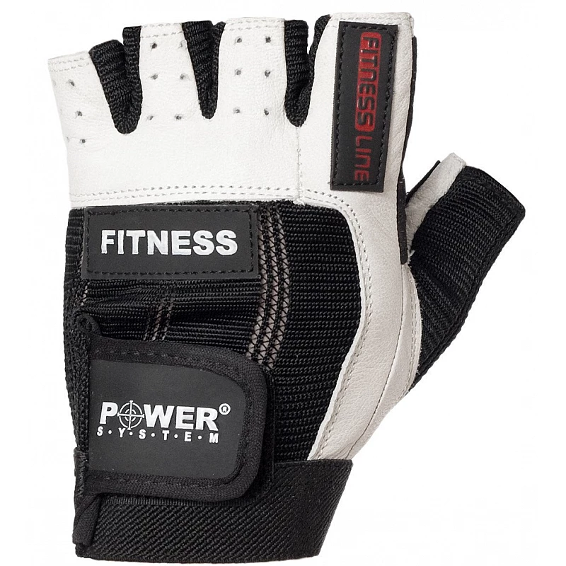 Перчатки для фитнеса и тяжелой атлетики Power System Fitness PS-2300 XXL Black/White фото товару