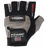 Перчатки для фитнеса и тяжелой атлетики Power System Fitness PS-2300 XS Grey/Black фото товару