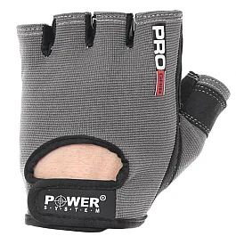 Перчатки для фитнеса и тяжелой атлетики Power System Pro Grip PS-2250 S Grey