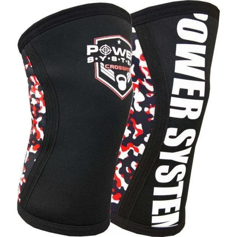 Наколенники для Crossfit Power System Knee Sleeves PS-6030 L/XL Black фото товару