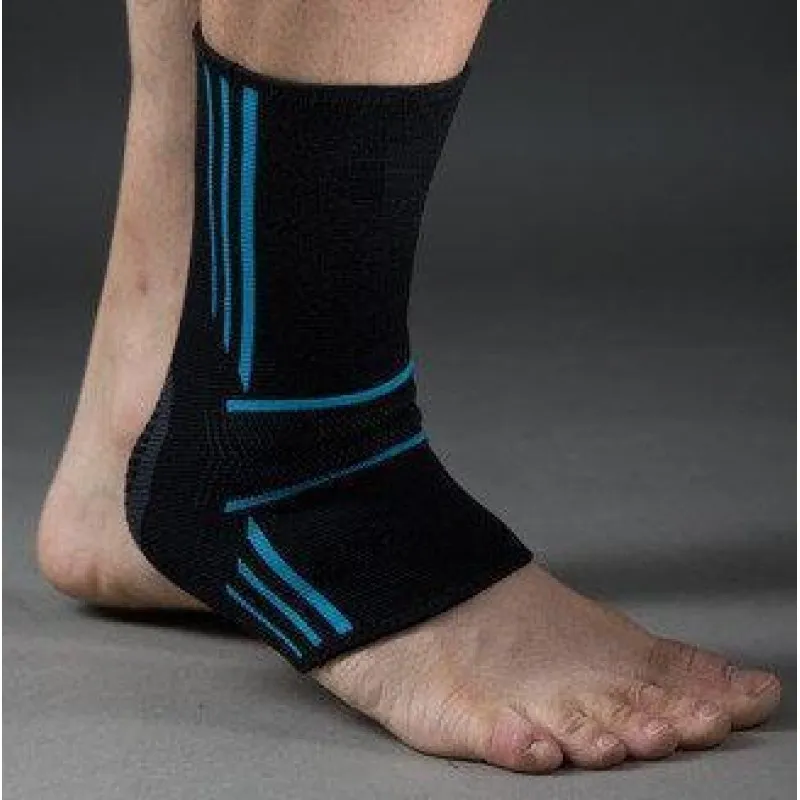 Эластический Голеностоп Power System Ankle Support Evo PS-6022 L Black/Blue фото товару