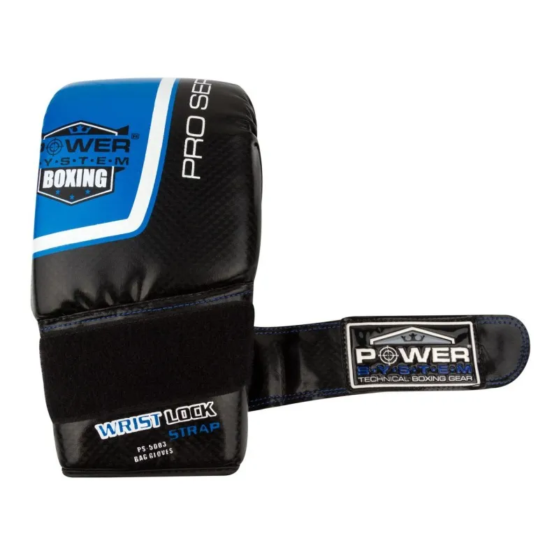Перчатки снарядные Power System PS 5003 Bag Gloves Storm S Black/Blue фото товара