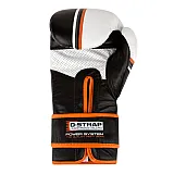 Перчатки для бокса PowerSystem PS 5006 Contender 12oz Black/Orange Line фото товара