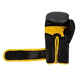 Перчатки для бокса PowerSystem PS 5005 Challenger 10oz Black/Yellow фото товара