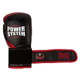 Перчатки для бокса PowerSystem PS 5005 Challenger 14oz Black/Red фото товару