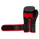 Перчатки для бокса PowerSystem PS 5005 Challenger 16oz Black/Red фото товара