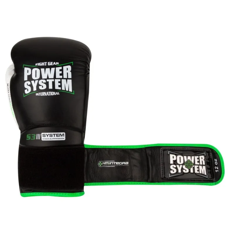Перчатки для бокса PowerSystem PS 5004 Impact 14oz Black фото товару