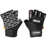 Перчатки для фитнеса и тяжелой атлетики Power System Power Grip PS-2800 M Black фото товару