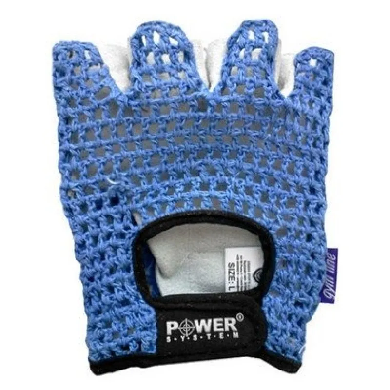 Перчатки для фитнеса и тяжелой атлетики Power System Basic PS-2100 Blue XXL фото товару