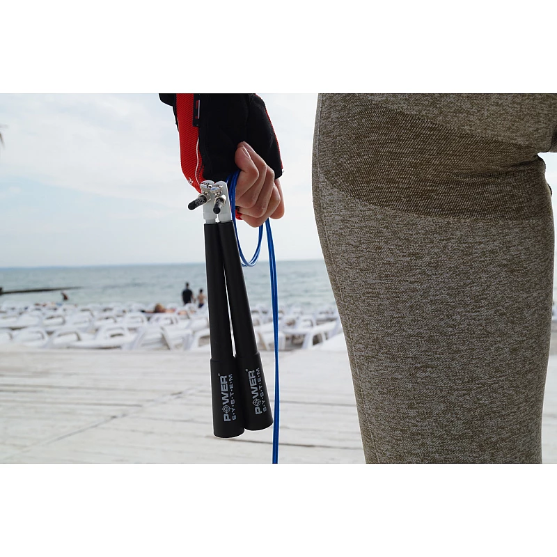 Скоростная скакалка Power System Ultra Speed Rope PS-4033 Blue фото товару