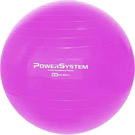 Мяч для фитнеса и гимнастики POWER SYSTEM PS-4011 55cm Pink