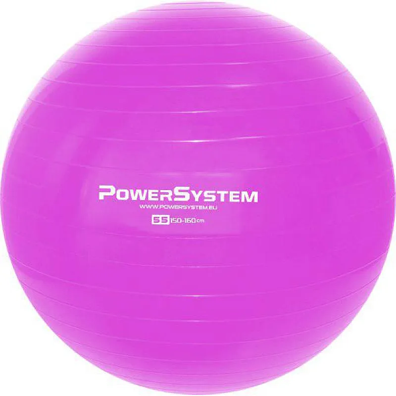 Мяч для фитнеса и гимнастики POWER SYSTEM PS-4011 55cm Pink фото товару