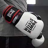 Перчатки для бокса PowerSystem PS 5004 Impact 16oz White фото товару