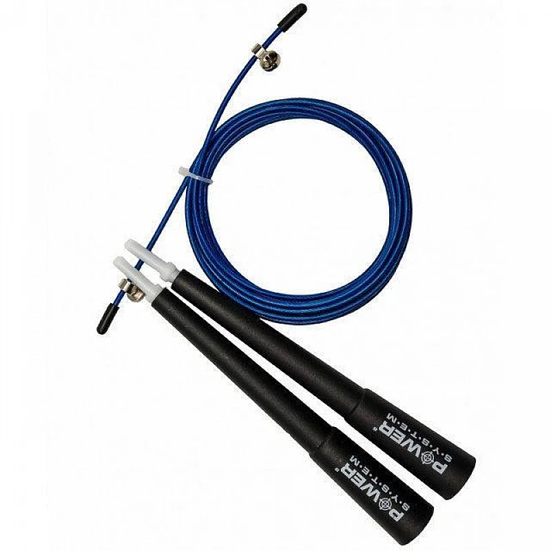 Скоростная скакалка Power System Ultra Speed Rope PS-4033 Blue фото товару
