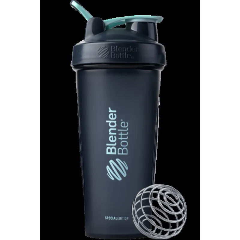 Спортивный шейкер BlenderBottle Classic Loop 820ml Special Edition Glacier Black/Agua (ORIGINAL) фото товару