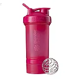 Шейкер спортивный BlenderBottle ProStak 650ml с 2-мя контейнерами Pink FL (ORIGINAL) фото товару