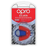 Капа OPRO Silver Red/Blue фото товару