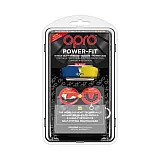 Капа OPRO Power-Fit Hi-Tech Self-Fitting Blue/Yellow фото товару
