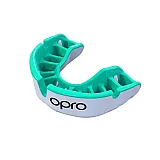 Капа OPRO Gold Series White/Mint фото товару