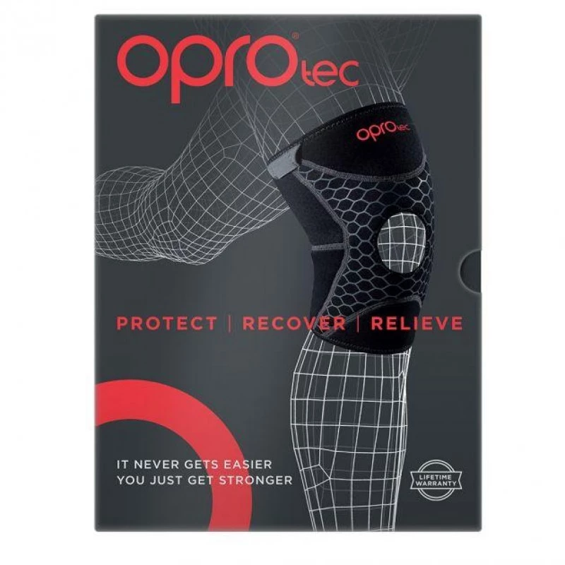 Наколенник спортивный OPROtec Knee Support with Open Patella TEC5729-XL Черный XL фото товару