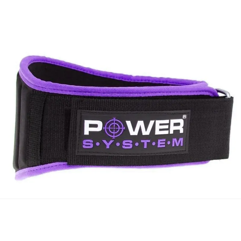 Пояс неопреновый для тяжелой атлетики Power System Woman’s Power PS-3210 S Purple фото товару