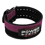 Пояс для пауэрлифтинга Power System PS-3850 Strong Femme Black/Pink XS фото товару