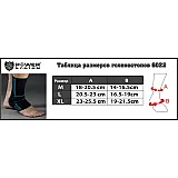 Эластический Голеностоп Power System Ankle Support Evo PS-6022 M Black/Blue фото товару