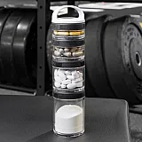 Контейнер спортивный BlenderBottle GoStak Starter 4 Pak Black (ORIGINAL) фото товару