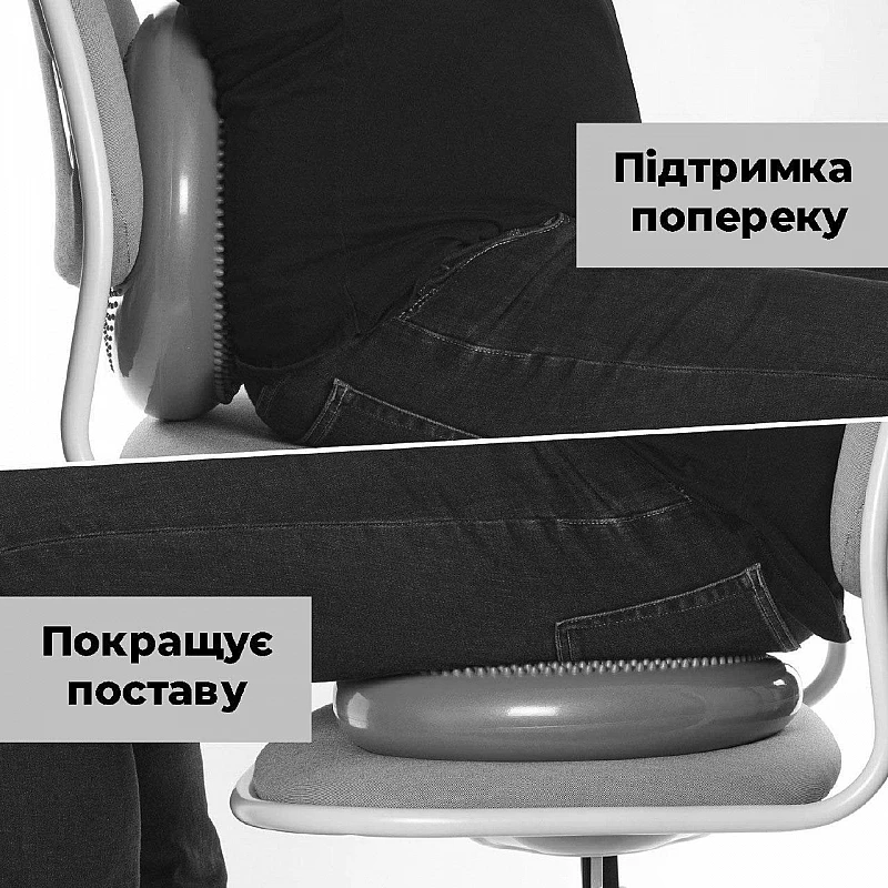 Балансировочный диск Power System Balance Air Disc PS-4015 Grey фото товару