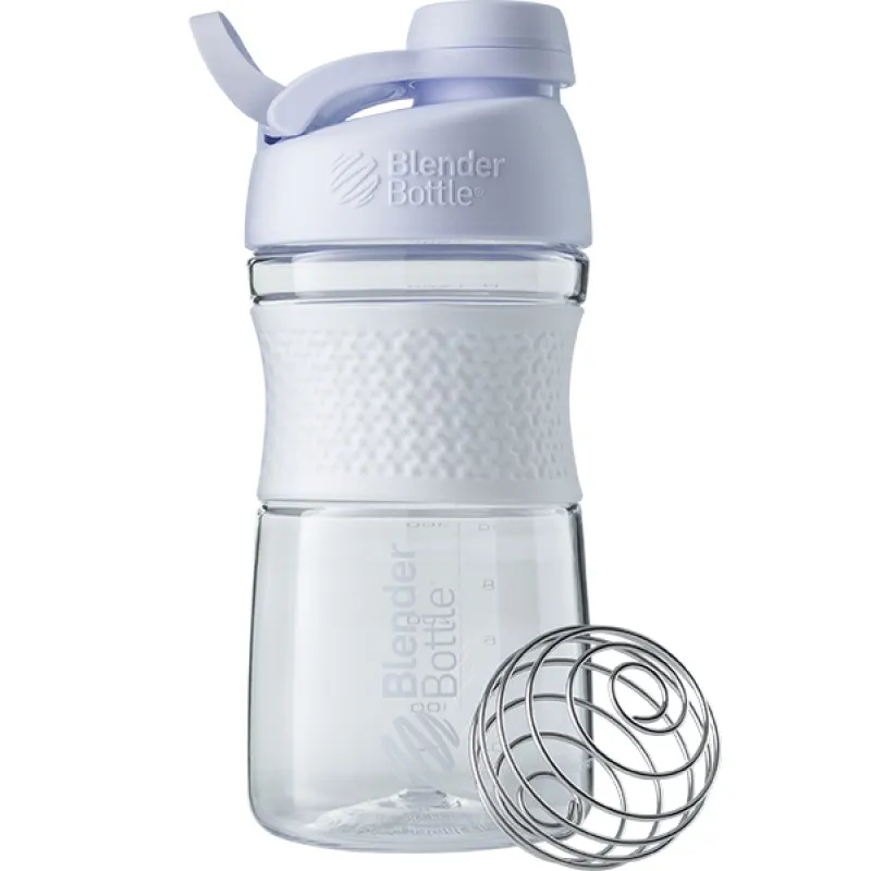 Спортивная бутылка-шейкер BlenderBottle SportMixer Twist 590ml White (ORIGINAL) фото товару