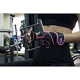 Перчатки для фитнеса и тяжелой атлетики женские Power System Fitness Chica PS-2710 L Pink фото товару