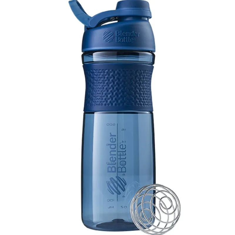 Спортивная бутылка-шейкер BlenderBottle SportMixer Twist 820ml Navy (ORIGINAL) фото товару