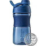 Спортивная бутылка-шейкер BlenderBottle SportMixer Twist 590ml Navy (ORIGINAL) фото товару