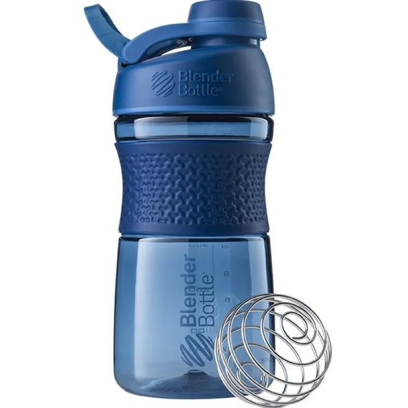 Спортивная бутылка-шейкер BlenderBottle SportMixer Twist 590ml Navy (ORIGINAL) фото товару