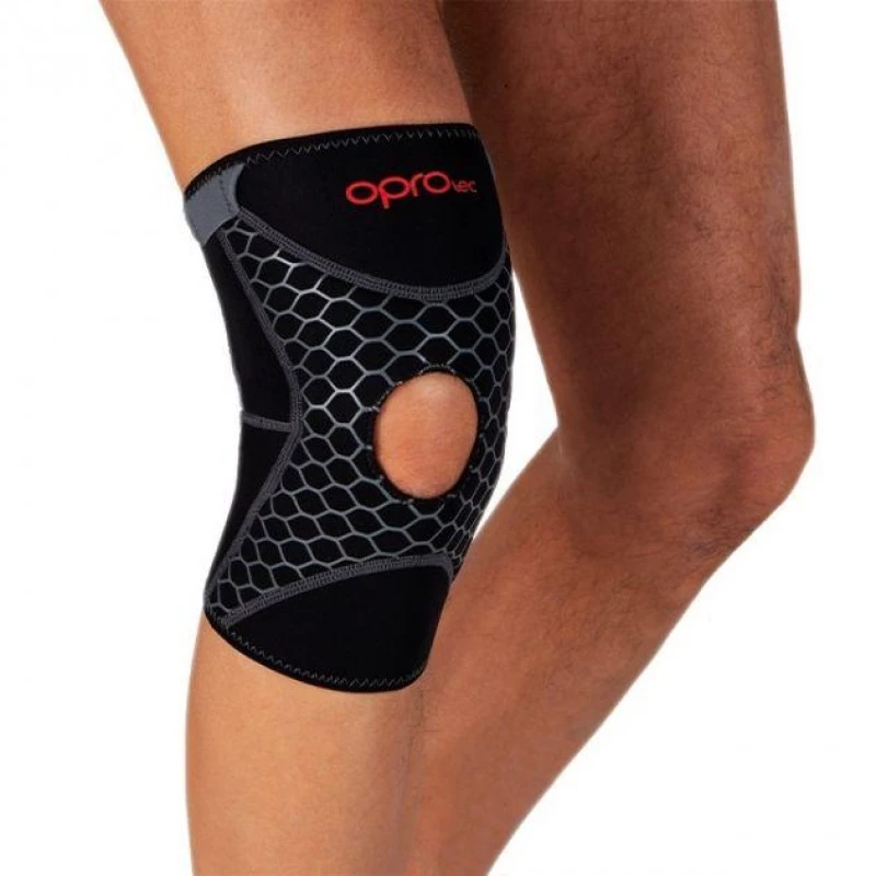Наколенник спортивный OPROtec Knee Support with Open Patella TEC5729-XL Черный XL фото товару