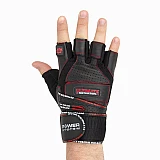 Перчатки для тяжелой атлетики Power System Ultimate Motivation PS-2810 XL Black/Red фото товару