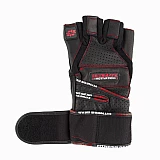 Перчатки для тяжелой атлетики Power System Ultimate Motivation PS-2810 XL Black/Red фото товару