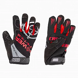 Перчатки для кроссфит с длинным пальцем Power System Cross Power PS-2860 M Black/Red