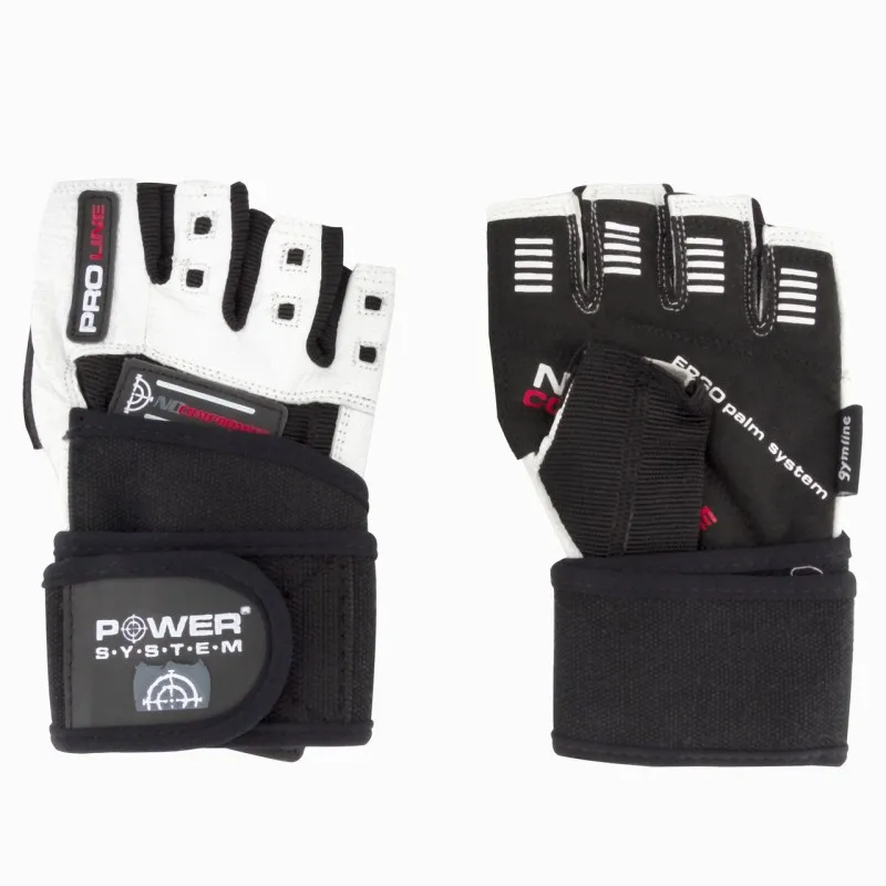 Перчатки для фитнеса и тяжелой атлетики Power System No Compromise PS-2700 XL Black/White фото товару