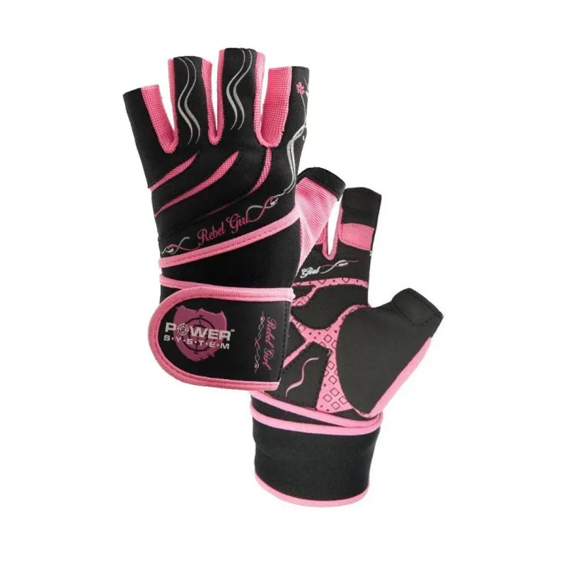 Перчатки для фитнеса и тяжелой атлетики Power System Rebel Girl PS-2720 XS Pink фото товара