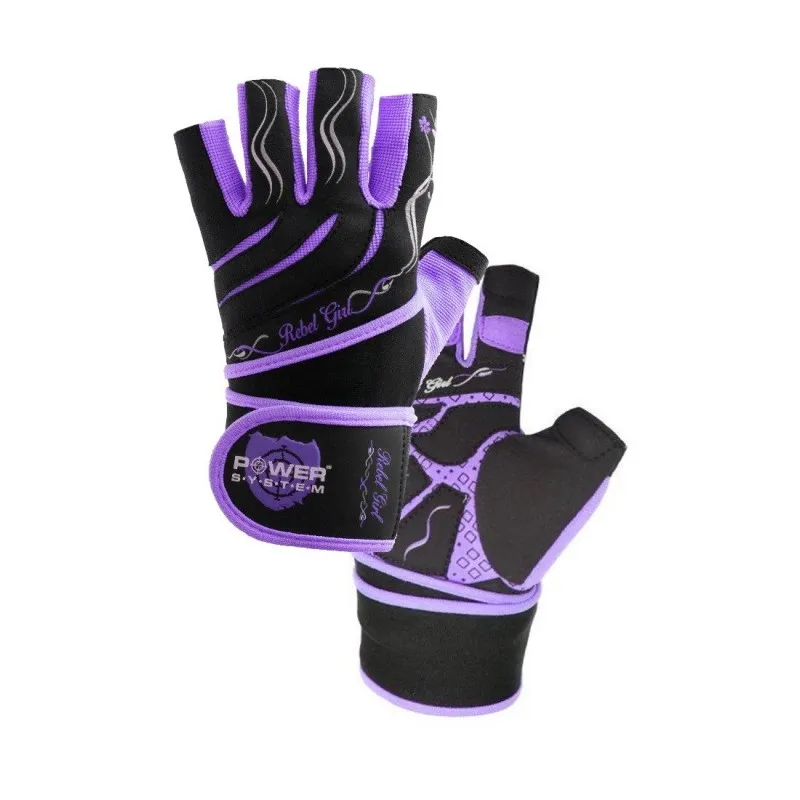 Перчатки для фитнеса и тяжелой атлетики Power System Rebel Girl PS-2720 XS Purple фото товару