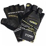 Перчатки для тяжелой атлетики Power System Ultimate Motivation PS-2810 L Black/Yellow фото товару