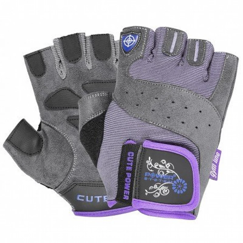 Перчатки для фитнеса и тяжелой атлетики Power System Cute Power PS-2560 женские L Purple фото товара