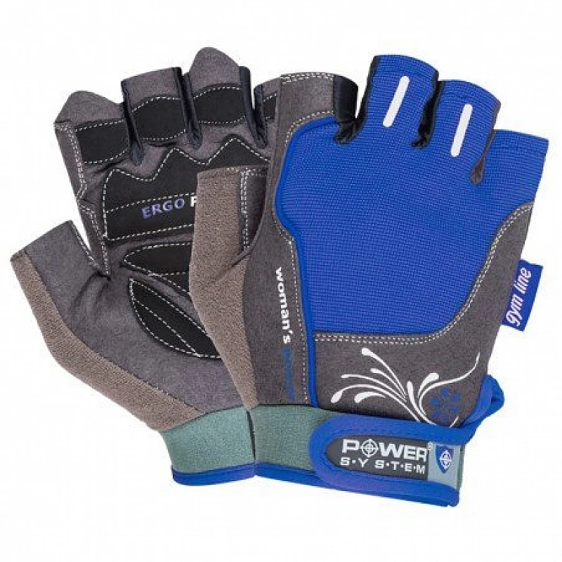 Перчатки для фитнеса и тяжелой атлетики Power System Woman’s Power PS-2570 L Blue фото товара