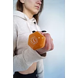 Гантели для фитнеса и аэробики обрезиненные Power System 1 kg PS-4024 Orange (1 шт) фото товара