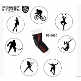 Эластический налокотник Power System Elbow Support Evo PS-6020 M Black/Orange фото товару