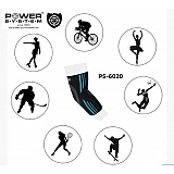Эластический налокотник Power System Elbow Support Evo PS-6020 XL Black/Blue фото товару
