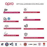 Капа OPRO Junior Gold UFC Hologram Black Metal/Gold фото товару