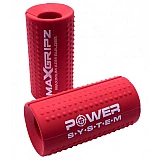 Расширители грифа Power System Max Gripz PS-4057 XL 12*5 см Red (расширитель хвата) 2шт. фото товара
